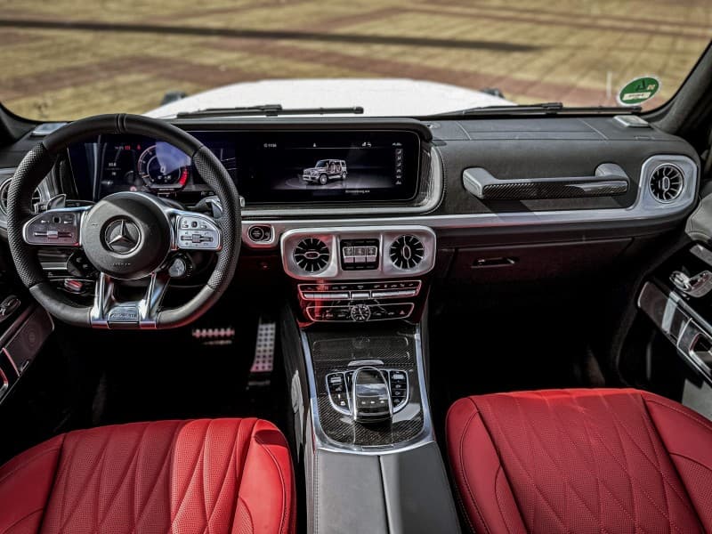 Mercedes-Benz G63 AMG Weiß 2024 mieten SUV G-Klasse G 63 Hochzeitsauto Sportwagen – 4