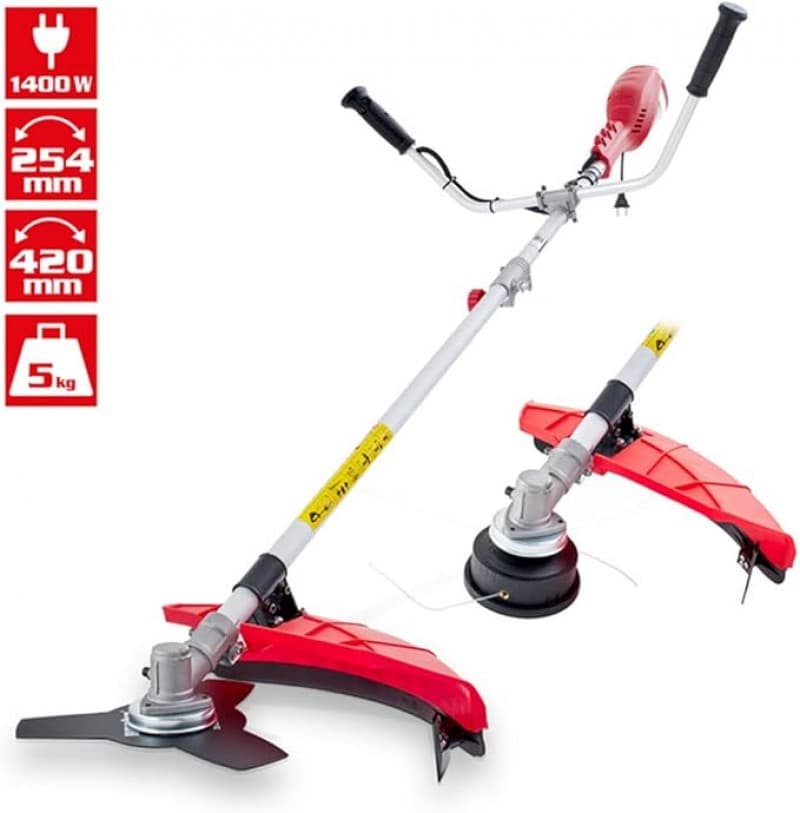 Rasentrimmer Freischneider Kantenschneider Motorsense Elektro-Rasentrimmer 1400 Watt elektrisch – 2