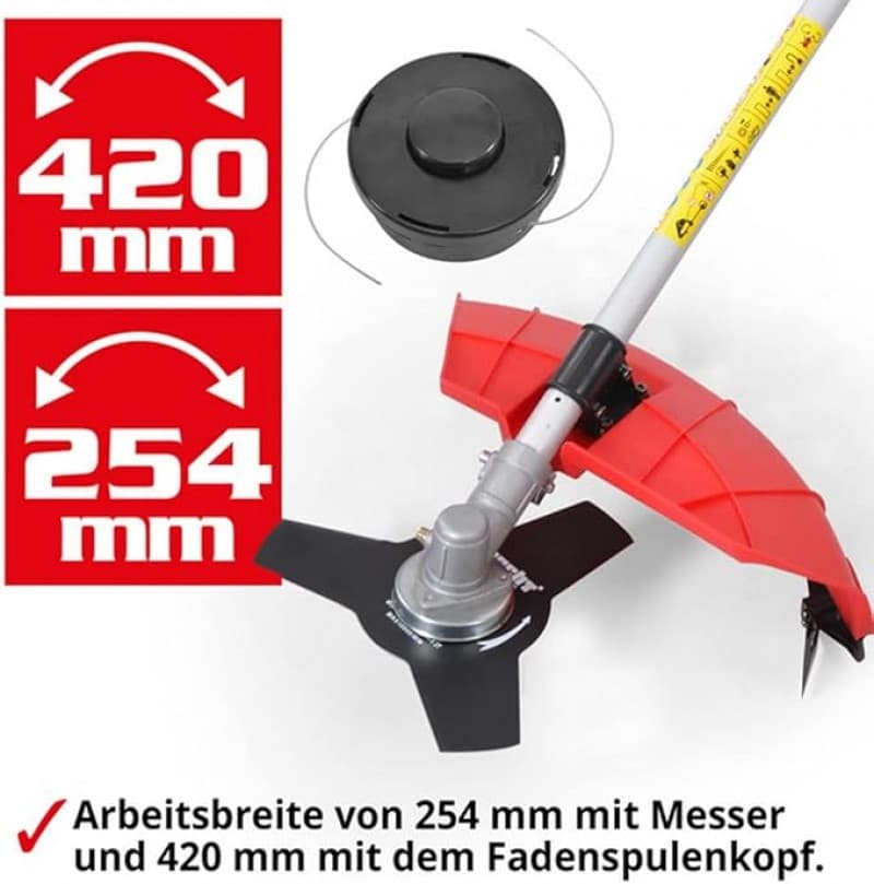 Rasentrimmer Freischneider Kantenschneider Motorsense Elektro-Rasentrimmer 1400 Watt elektrisch – 3