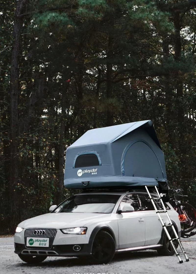 Dachzelt aufblasbar Auto 2 Personen Autodachzelt Campingzelt einfacher Aufbau Outdoor Glamping – 2