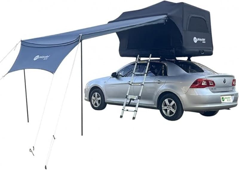Dachzelt aufblasbar Auto großes Autodachzelt Mehrzweckzelt wasserdicht mit Veranda komfortabel – 3