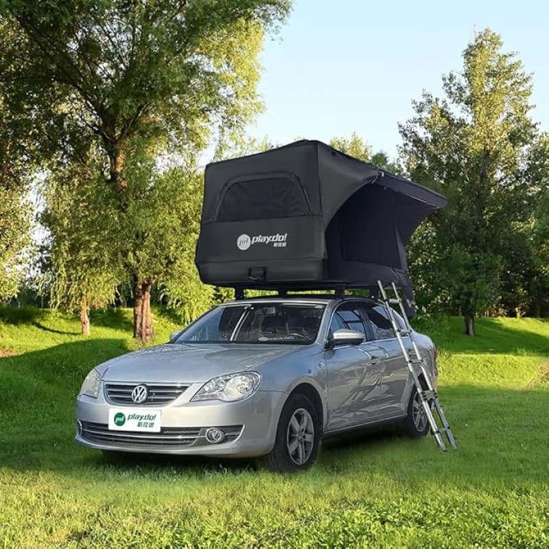 Dachzelt aufblasbar Auto großes Autodachzelt Mehrzweckzelt wasserdicht mit Veranda komfortabel – 4