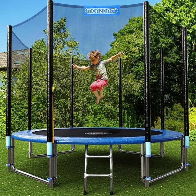 Trampolin Kindertrampolin Gartentrampolin Ø 305cm TÜV zertifiziert Komplettset inkl. Sicherheitsnetz – 2