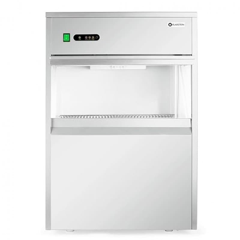 Professioneller Eiswürfelbereiter 50 kg Eiswürfelmaschine 10 kg Vorratsfach LED – 4