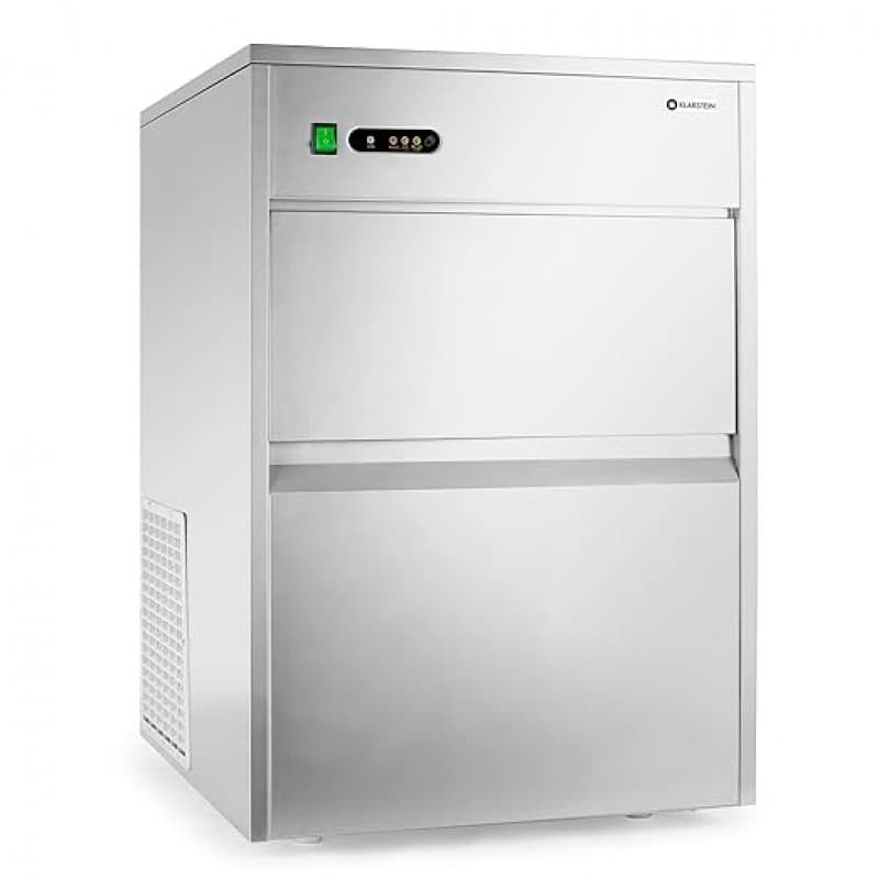 Professioneller Eiswürfelbereiter 50 kg Eiswürfelmaschine 10 kg Vorratsfach LED – 2