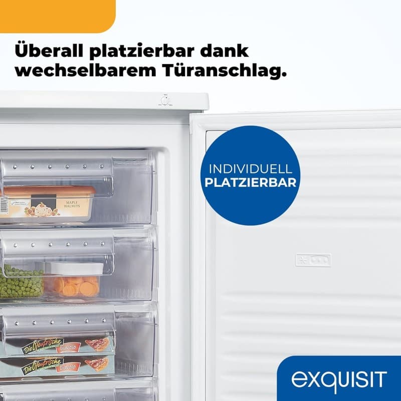 Gefrierschrank Tiefkühlschrank Tiefkühltruhe 91 l minus -18°C mit 4 Schubladen 4 Sterne-Gefrierfach – 4