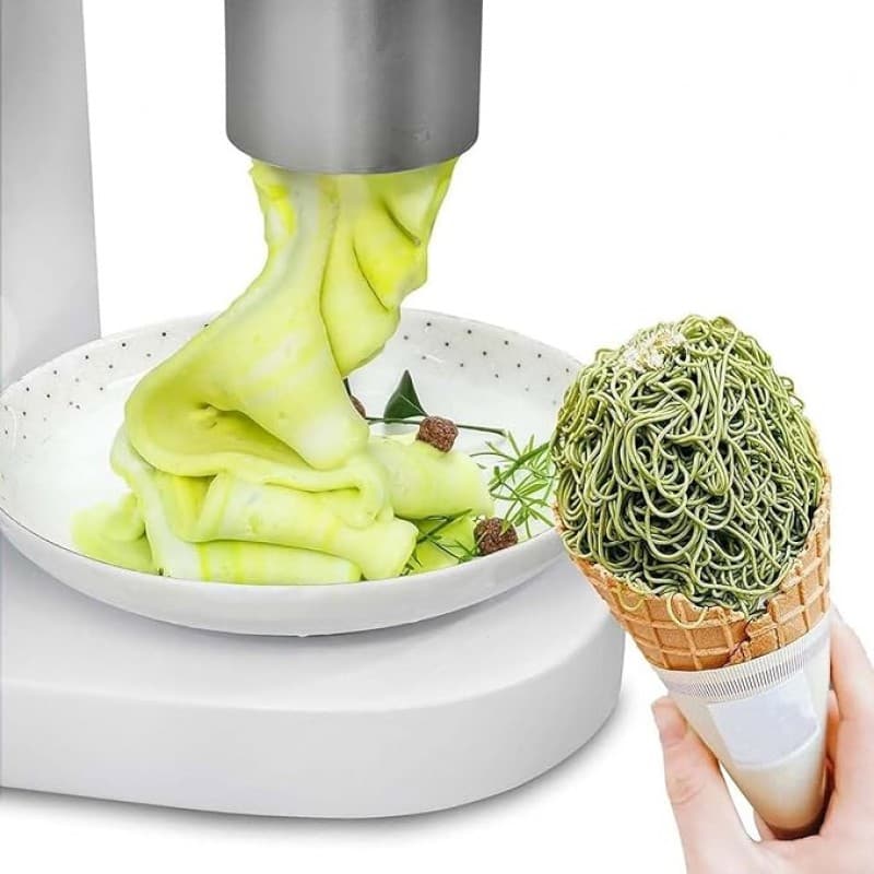 Spaghettieis Maschine Nudeleis Maschine Softeis 80 W Eismaschine für professionelles Spaghettieis – 5