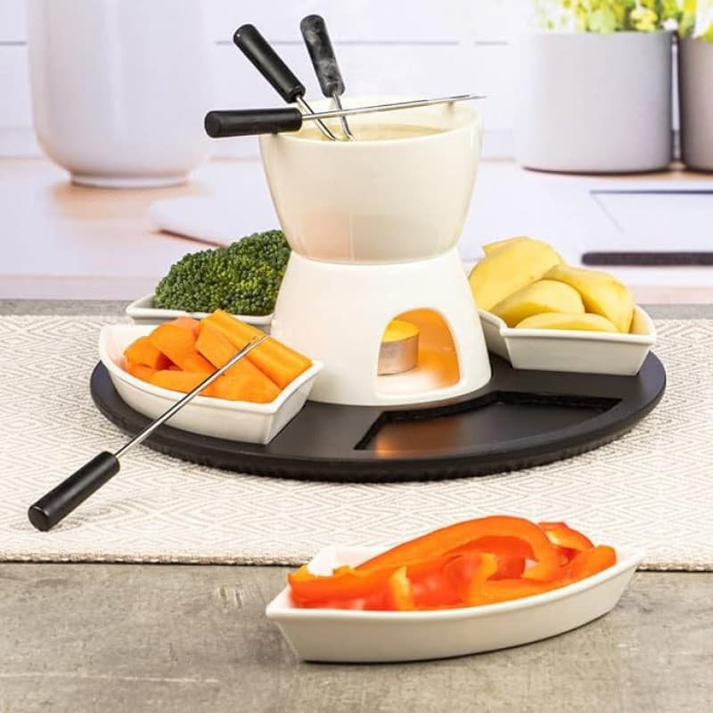 Fondue-Set Schokoladenfondue Käsefondue Schokoladenschmelze Käseschmelze – 2