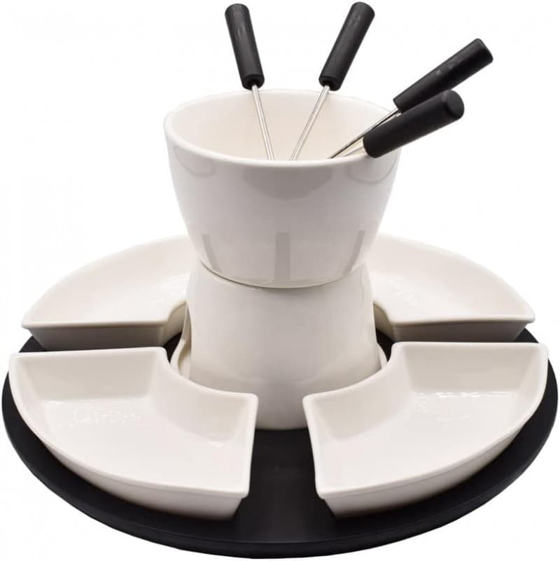 Fondue-Set Schokoladenfondue Käsefondue Schokoladenschmelze Käseschmelze – 5