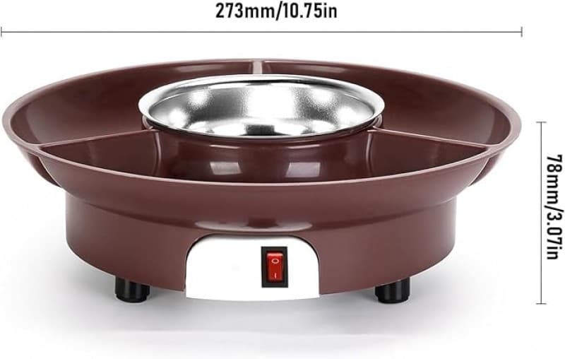 Schokoladenschmelze Schokoladenfondue Fondue Schokoladenschmelzmaschine Schokoladenfondue elektrisch – 3