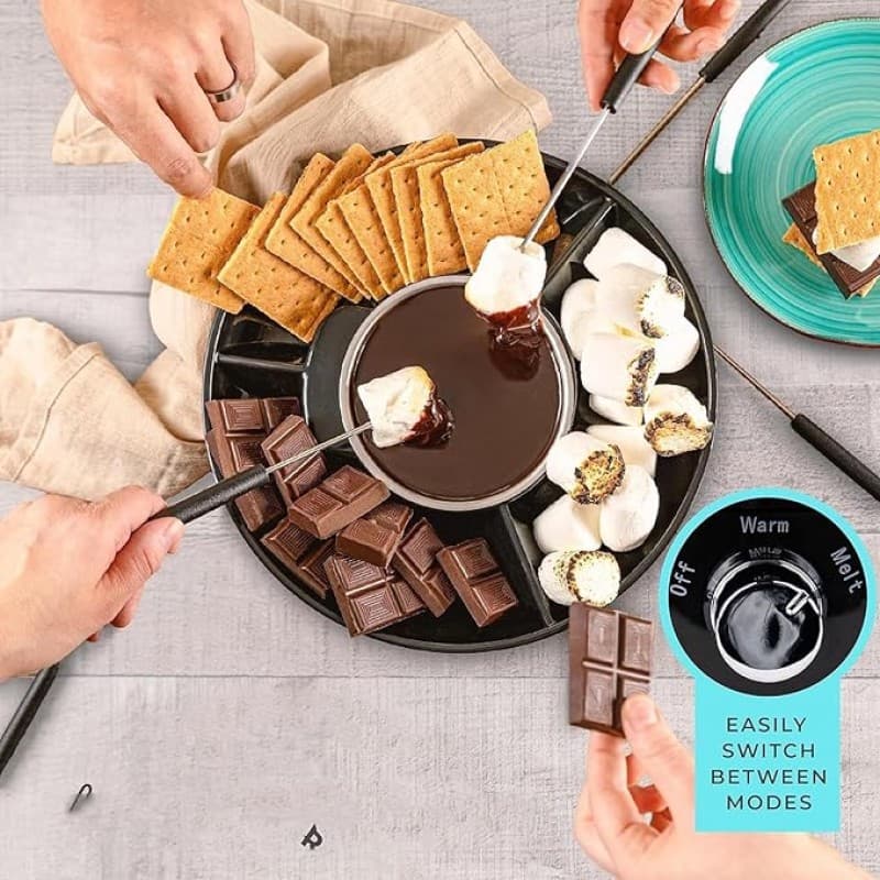 Schokoladenschmelze Schokoladenfondue Fondue Schokoladenschmelzmaschine Schokoladenfondue elektrisch – 4