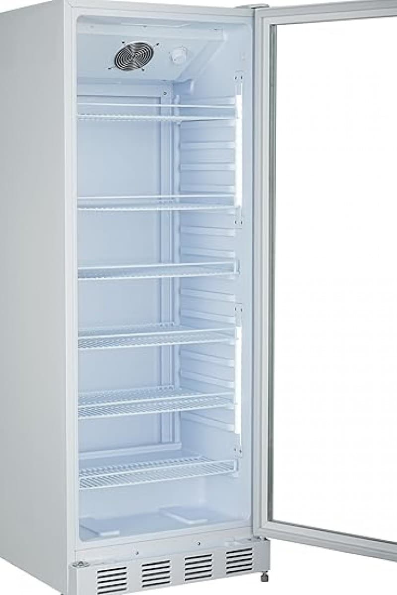 Getränkekühlschrank Kühlschrank Flaschenkühlschrank Dosenkühlschrank 280 l Metall/Glas Belüftungsküh – 4