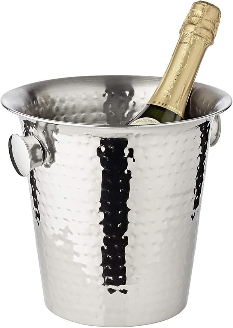 Sektkühler Flaschenkühler Weinkühler Getränkekühler Eiskübel Eiswürfelbehälter Höhe 23 cm – 4