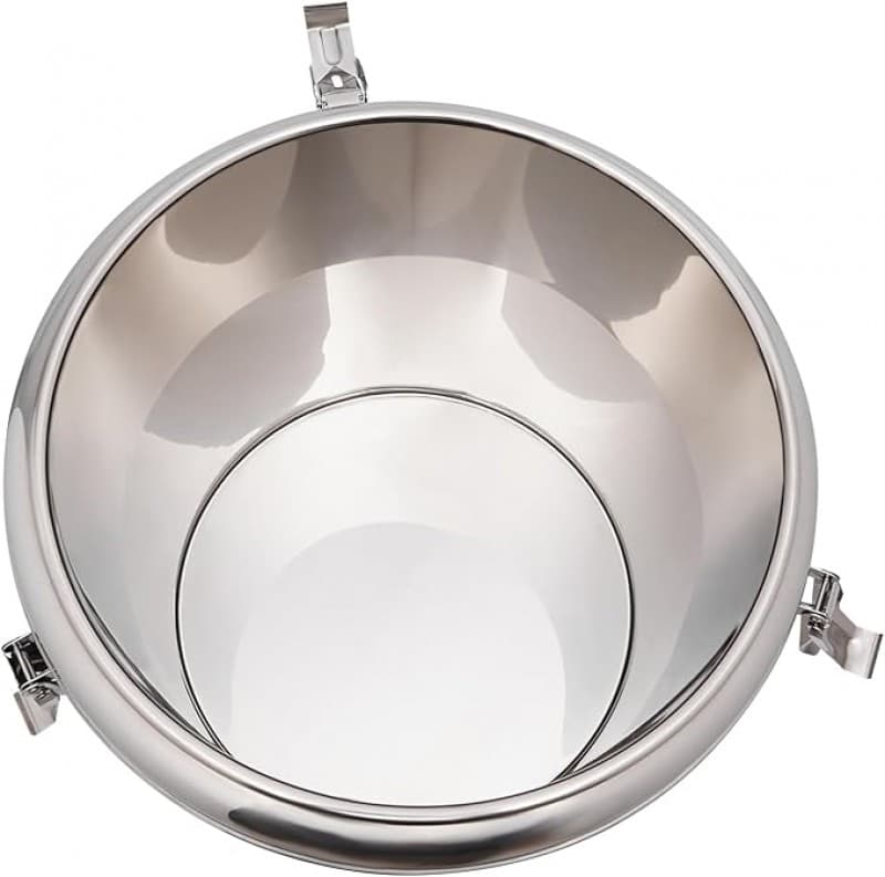 Transportbehälter Thermobehälter 32L für Speisen und Getränke Profi Gastro Edelstahl mit seitlichen – 3