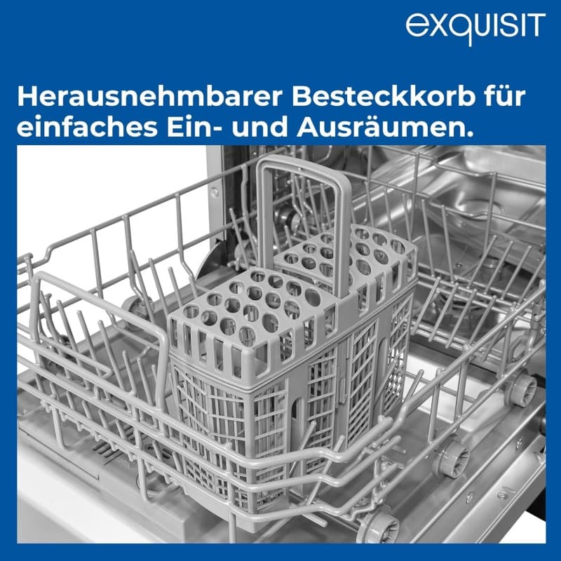 Geschirrspüler Spülmaschine Geschirrspülmaschine 45 cm 9 Maßgedecke 9 Liter Startzeitvorwahl Power+ – 5