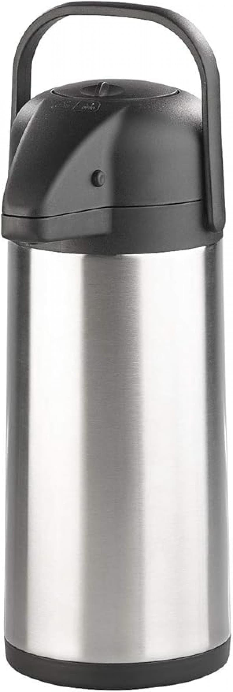 Isolierkanne Pumpkanne 2er-Set Pump-Vakuumisolierkanne Kaffeekanne doppelwandig mit Pumpsystem 2x3L – 4