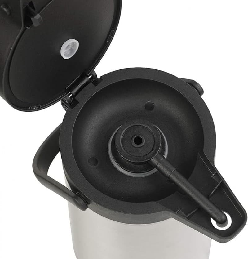 Isolierkanne Pumpkanne 2er-Set Pump-Vakuumisolierkanne Kaffeekanne doppelwandig mit Pumpsystem 2x3L – 5