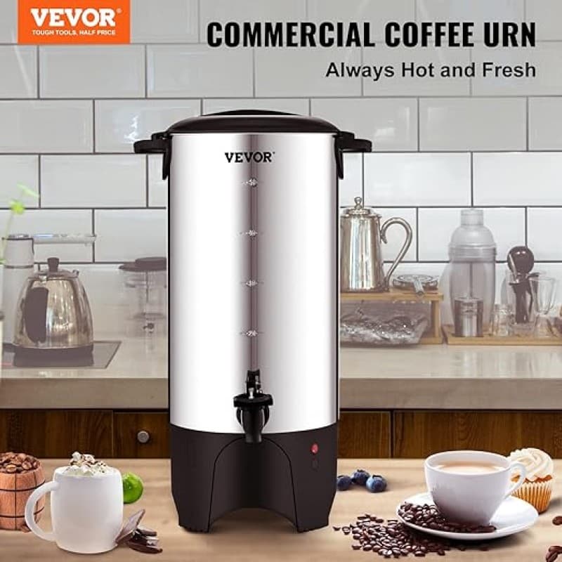 Heißgetränkespender Kaffee-Heißwasserspender Warmhaltebehälter Safteimer Glühweinkessel Glühweinkoch – 3