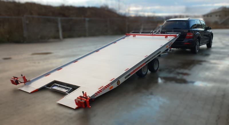 Autotransport Anhänger kippbar 3,0t mit Seilwinde, 100 km/h Zulassung, mieten Vermietung Verleih – 2