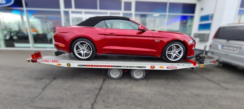 Autotransport Anhänger kippbar 3,0t mit Seilwinde, 100 km/h Zulassung, mieten Vermietung Verleih – 3