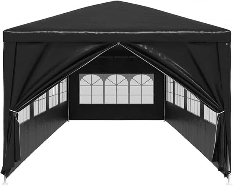 Partyzelt Pavillon Gartenzelt Bierzelt Gartenpavillon 3 x 12 m Anthrazit – 5