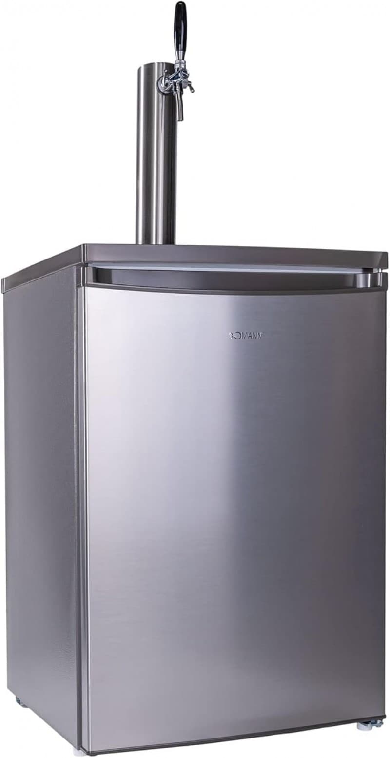 Zapfanlage Bierzapfanlage Silber max. 30 L Fässer mit Zapfsäule Uhr Co² Keg etc. Profigerät – 3