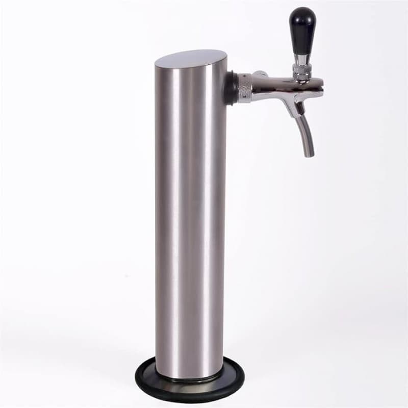 Zapfanlage Bierzapfanlage Silber max. 30 L Fässer mit Zapfsäule Uhr Co² Keg etc. Profigerät – 5