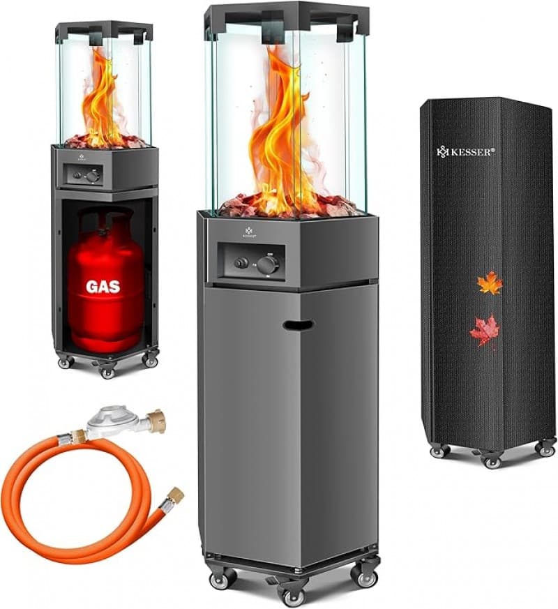 Gasheizer Terrassenheizer Gasheizer Gasstrahler Infrarotheizer Gasheizung Outdoor-Heizstrahler – 2
