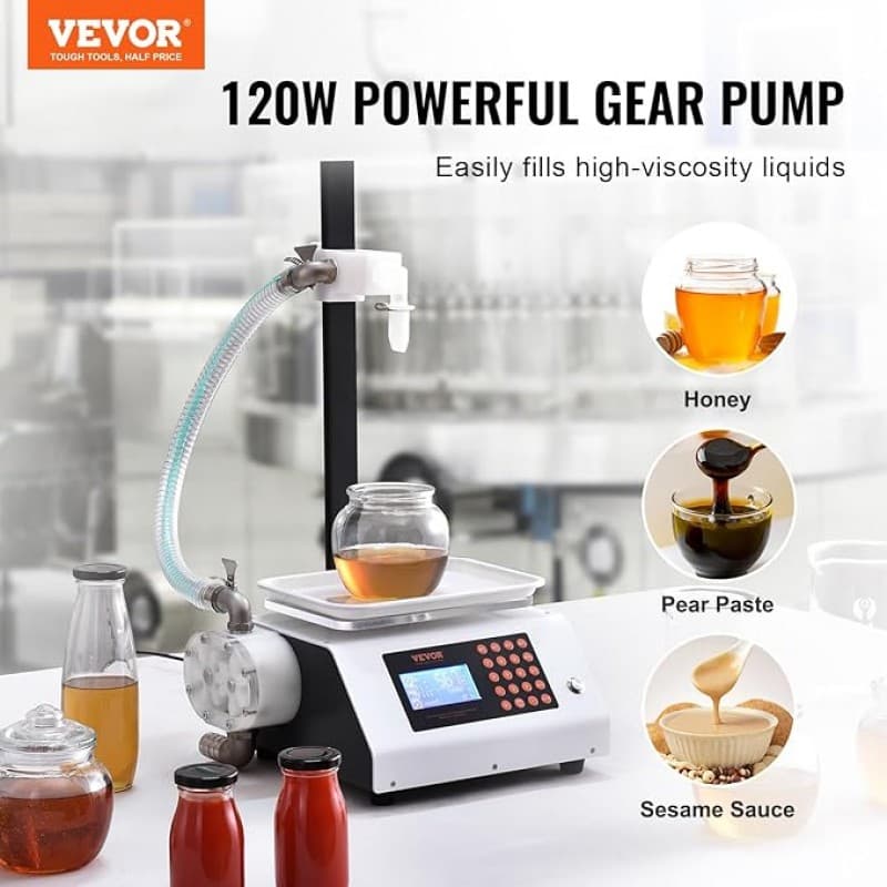 Flaschenabfüllmaschine Abfüllmaschine Flüssigkeitsabfüllmaschine Pastenabfüllmaschine 2 l/Min – 4