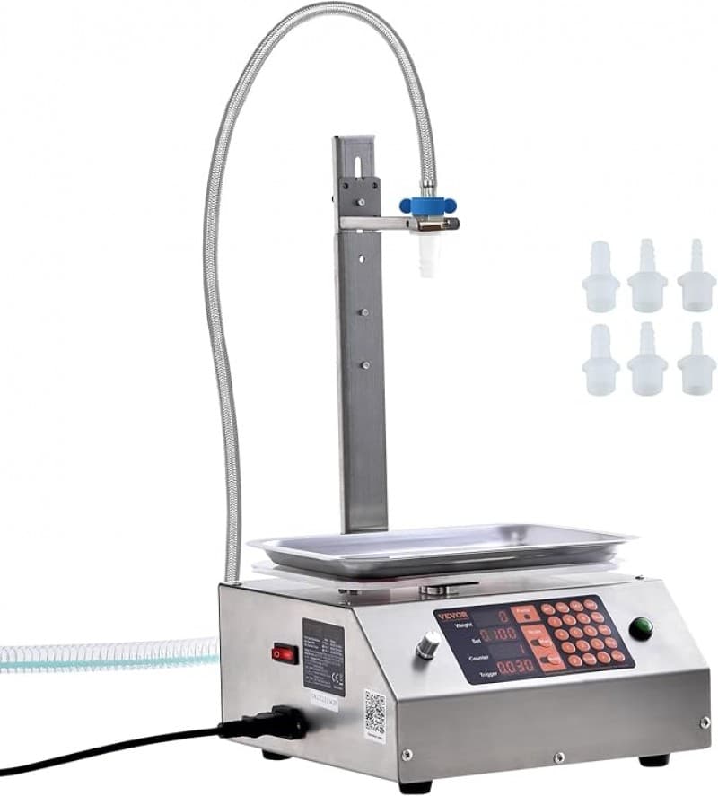 Abfüllmaschine 17 l/min Flüssigkeitsabfüllmaschine 30–15.000 g pro Abfüllung Flaschenabfüllmaschine – 2