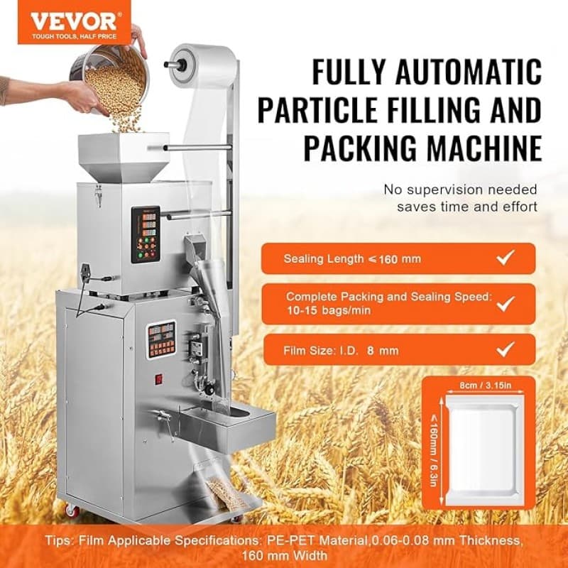Verpackungsmaschine Pulverfüllmaschine Füllmaschine Partikelverpackungsmaschine automatisch – 3