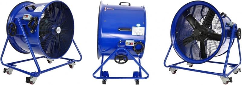 Windgebläse Windmaschine 750 Watt Hochleistungsgebläse Axialgebläse 9600 m³/h