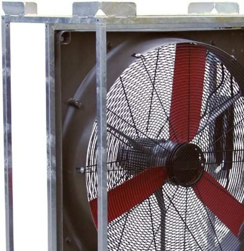 Windmaschine Sturmfront Industrieventilator Bühnenventilator 20.000 m³/h Wurfweite 58 m Normalstrom – 3