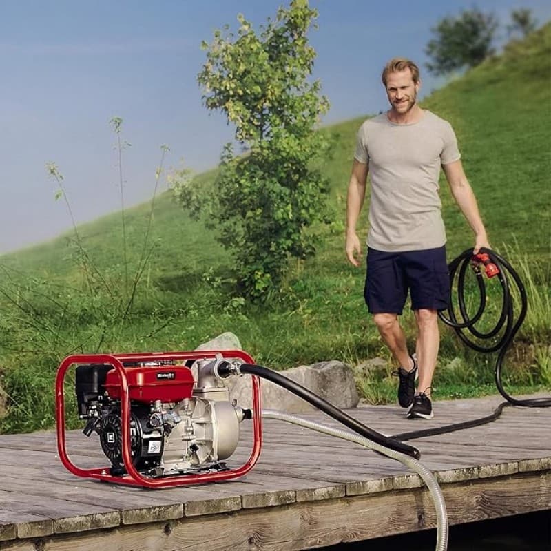 Hochleistungswasserpumpe Benzin-Wasserpumpe 4,6 kW 4-Takt-Motor max. Förderleistung 23.000 l/h 3,6 l – 2