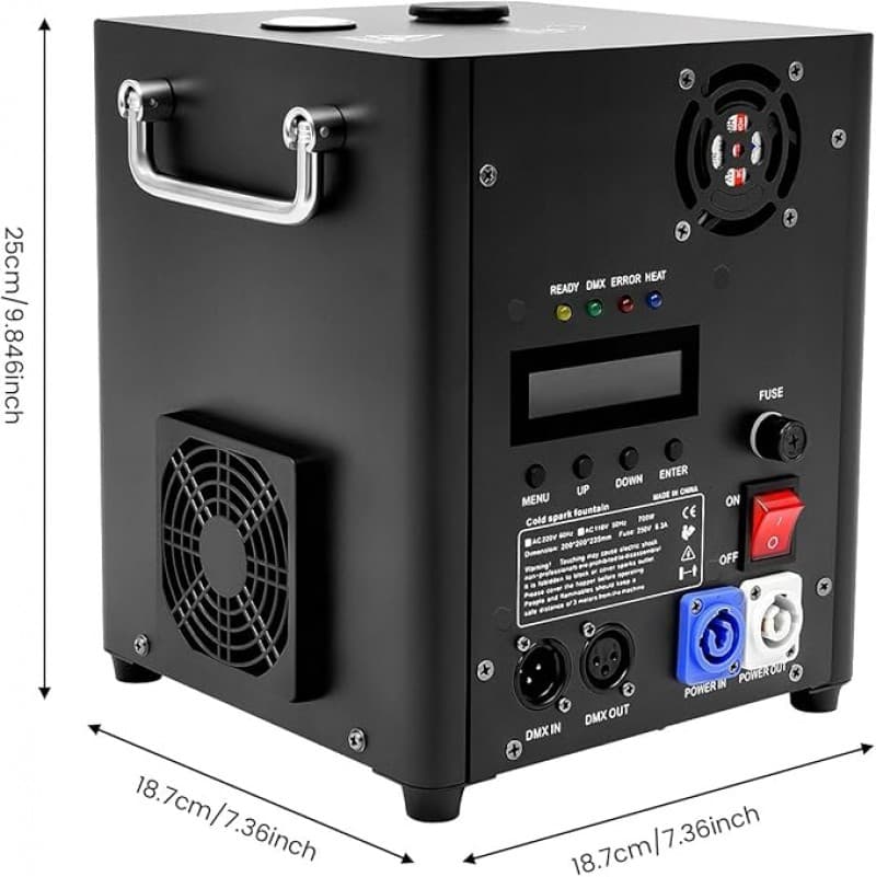 Kaltfunkenmaschine Pyrotechnik Maschine 700 W Funkenmaschine Bühnen-Spezialeffektmaschine – 4