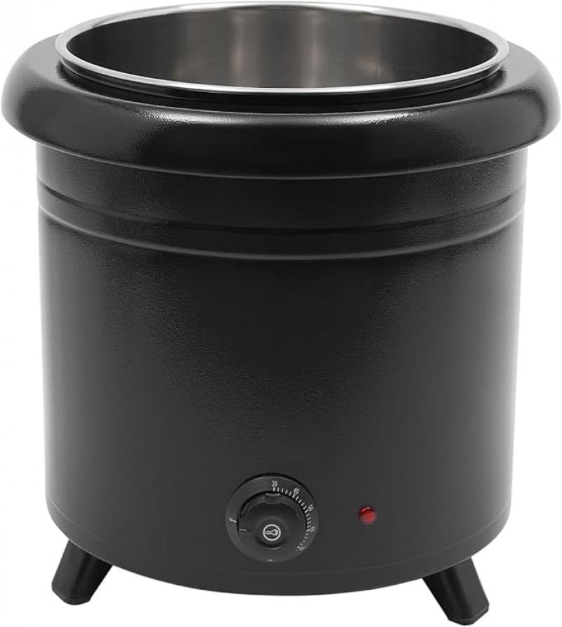 Suppentopf Suppenwärmer elektrisch 13 L Suppenkessel Suppenkocher aus Edelstahl 400 Watt – 3
