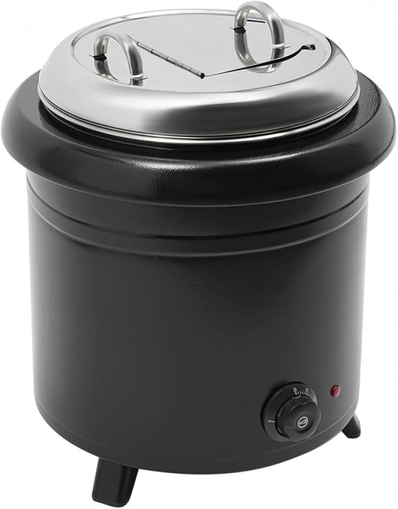 Suppentopf Suppenwärmer elektrisch 13 L Suppenkessel Suppenkocher aus Edelstahl 400 Watt – 2