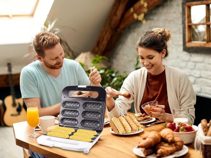 Waffeleisen Stabform Mini Waffeleisen für 6 Waffeln in minutenschnelle – 5