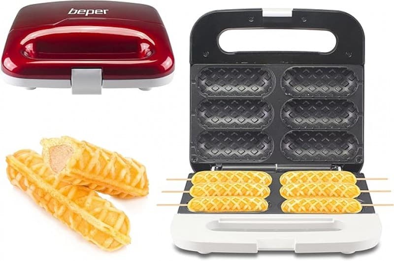 Waffeleisen Stabform Mini Waffeleisen für 6 Waffeln in minutenschnelle