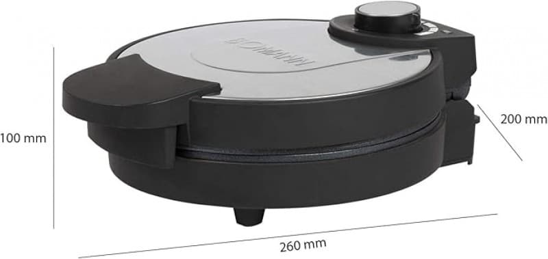 Waffelautomat Waffeleisen Herzform Antihaftbeschichtung 1000 Watt mit Überhitzungsschutz Backampel – 4