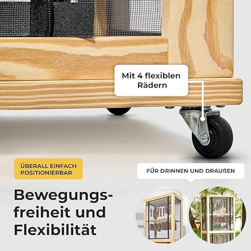Reifeschrank Warmlufttrockner Trockenschrank Trockner für Fleisch Wurst Fisch Käse Beef Jerky Schink – 4