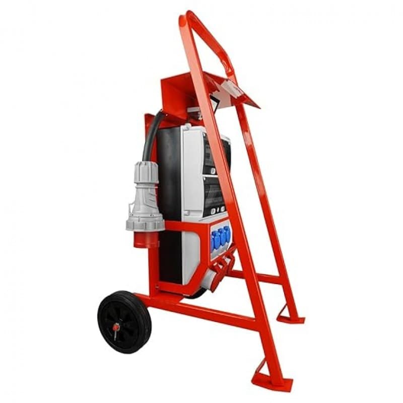 Baustromverteiler mit Ständer Stromstation Stromverteiler eXT S/FI SET 32A 2 x 16A 4 x 230 V – 2