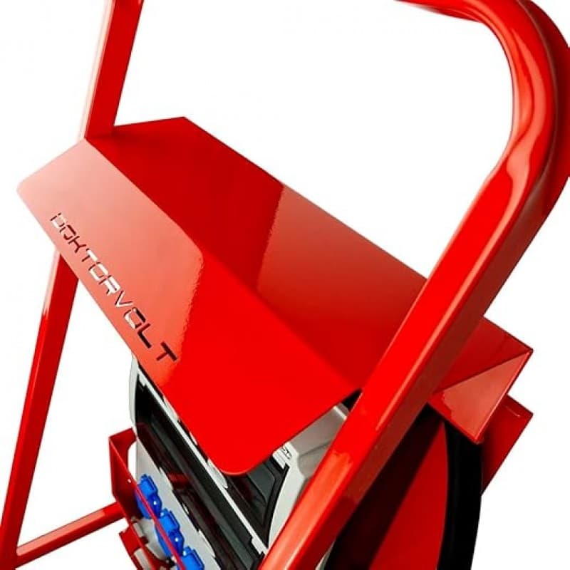 Baustromverteiler mit Ständer Stromstation Stromverteiler eXT S/FI SET 32A 2 x 16A 4 x 230 V – 4