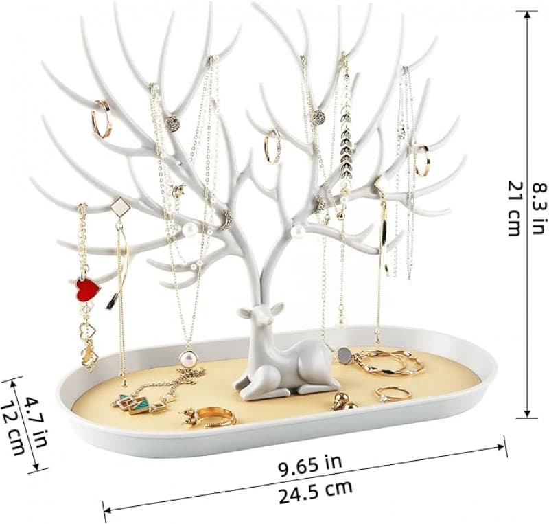 Schmuckständer Schmuckpräsentation Verkaufsständer Geweih Schmuck Displayständer Baum Turm hängend – 4