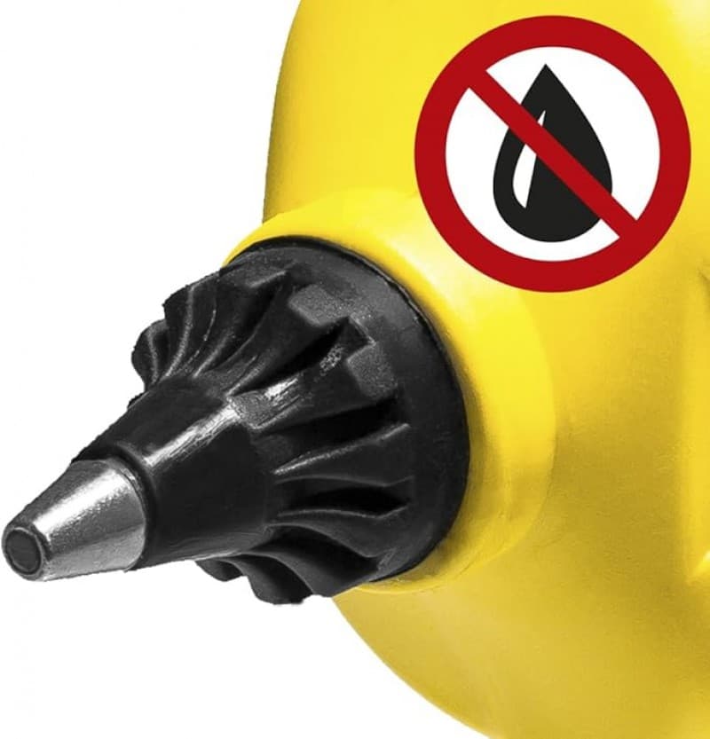 Heißklebepistole Heißluftpistole 230 V 25 W 200 °C kabellos nutzbar Tropfstopp Wechseldüsen ideal – 5