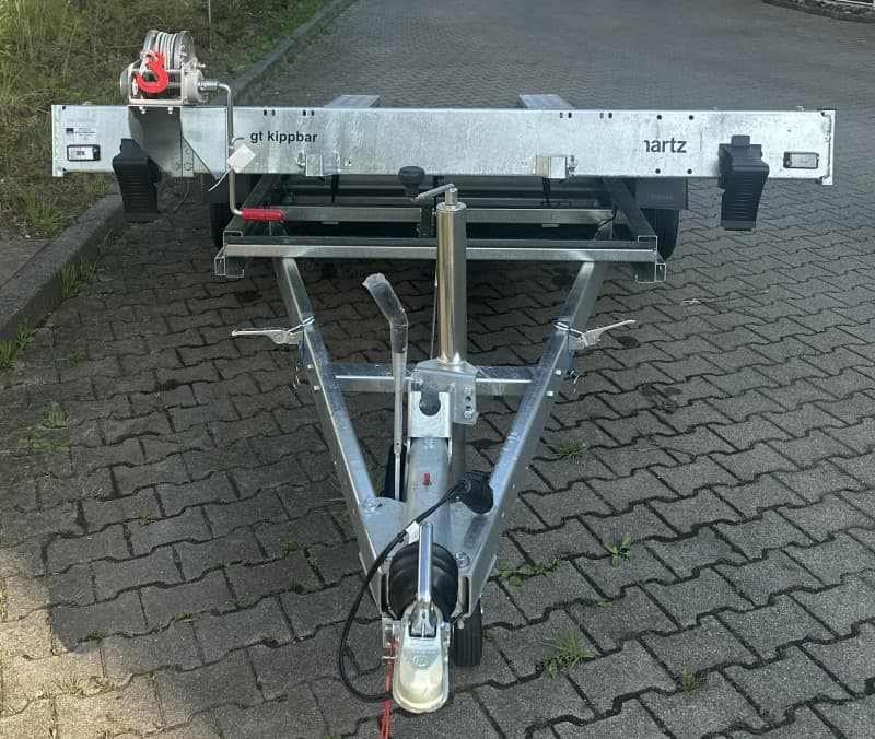 Autotransporter Anhänger Kippbar Autoanhänger 2700 kg Wohnmobil Wohnwagen Baugeräte Transporter – 3