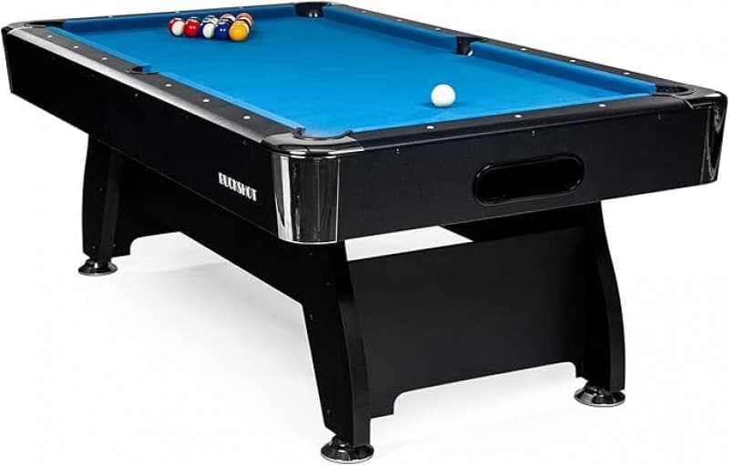 Tischbillard Billardtisch 7ft – 213 x 122 x 80 cm Pool Billard Kugelrücklauf Zubehör Billard Tisch
