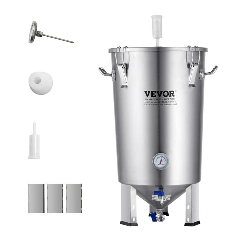 Braueimer Bierbrauanlage Bierbraugerät Kessel aus Edelstahl 60 L Bierfermenter Fermenter zum Brauen – 4