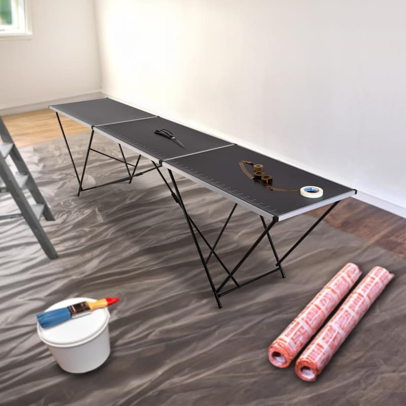 Tapeziertisch Malertisch Heimwerkertisch Arbeitstisch Gartentisch Alu Multifunktionstisch klappbar – 2