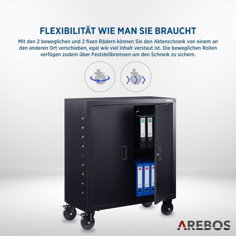 Rollenschrank Aktenschrank Büroschrank Messeschrank Lagerschrank Materialschrank Stahlschrank – 5